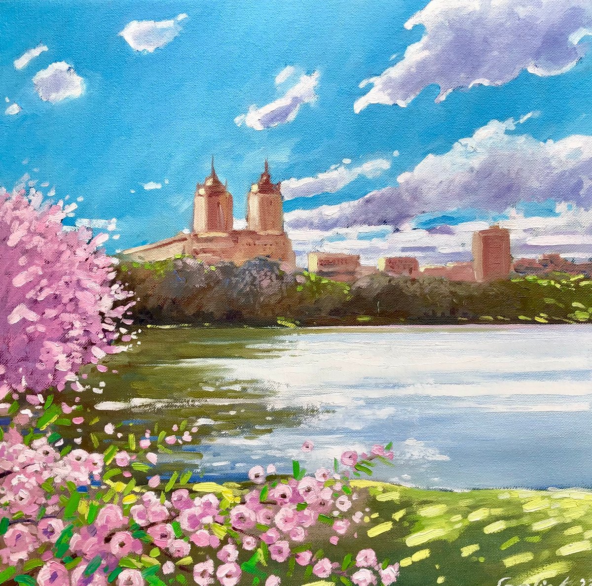 Blossom tres in NY by Volodymyr Smoliak