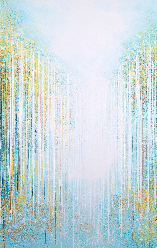 Spring Trees Reflected At Twilight by Marc Todd