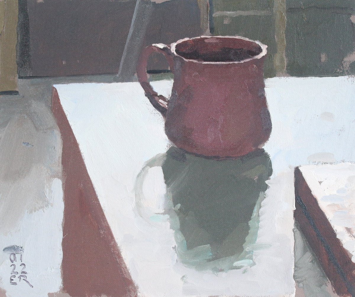 Coffee Cup Under Window Light by Elliot Roworth