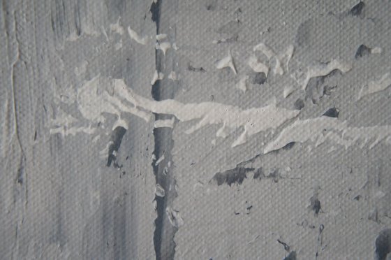 Winter Triptych (130 x 40 cm) (52 x 16 inches) 3 paintings in 1