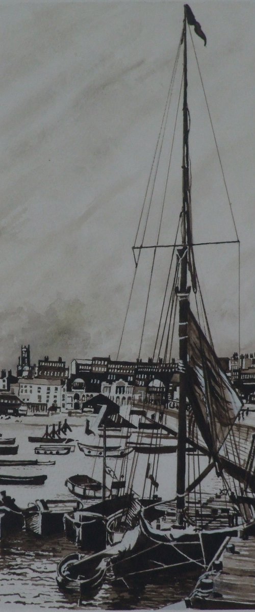 The Harbour Ramsgate by Philip Baker