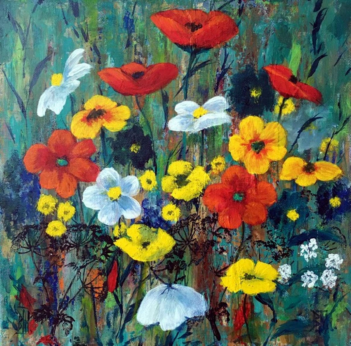 PLETHORA OF FLOWERS by BARBARA HARLOW