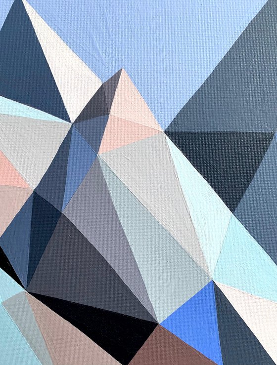 BLUE SNOWY MOUNTAINS