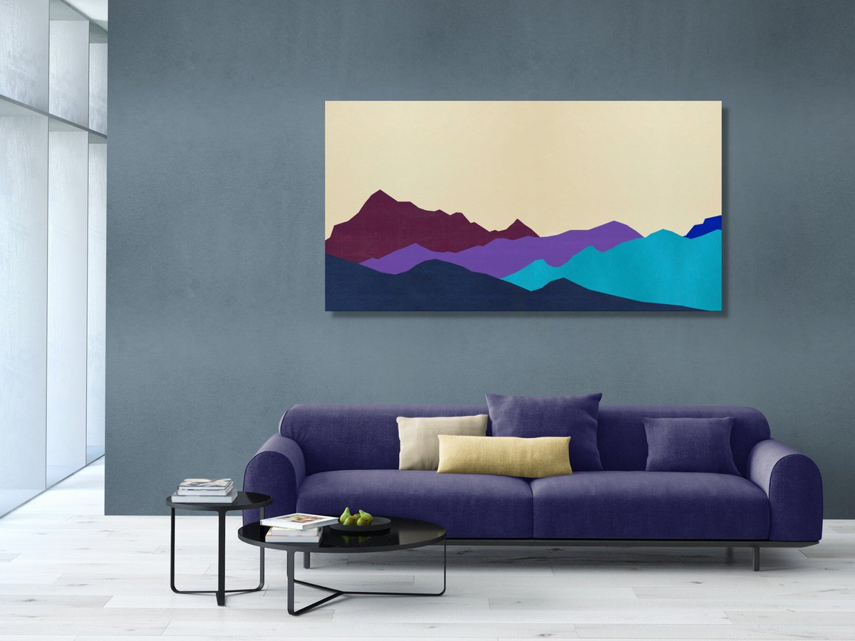  Mountain Breaths #16 By Marina Krylova, 67 X 35, Artwork For Sale On Artfinder