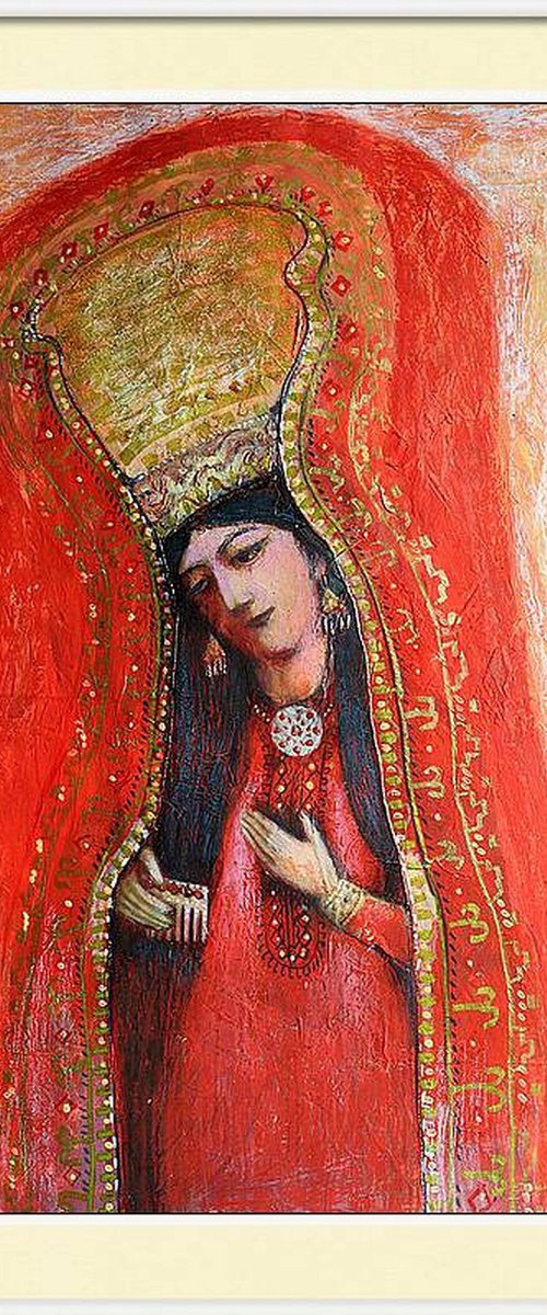 Fantasy with Flowers 333. paper 59x42cm by Rakhmet Redzhepov