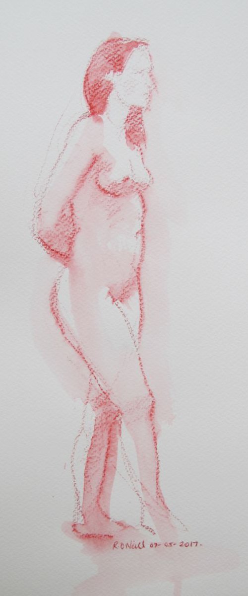 standing female nude by Rory O’Neill