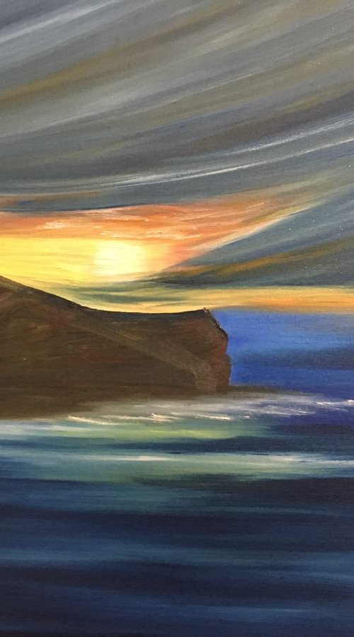 Where the Sky meets the Sea by Timea  Valsami