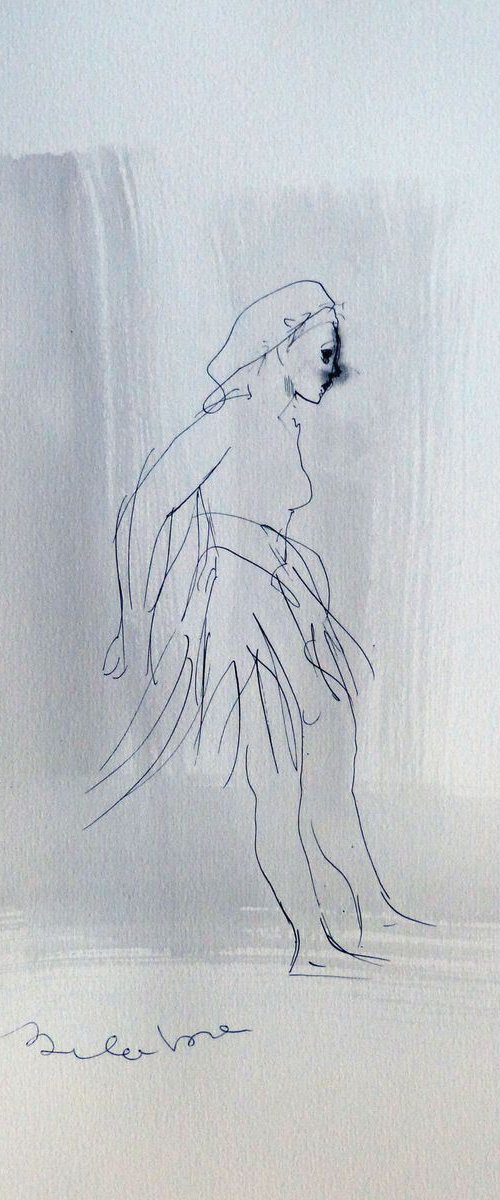 The Woman 18P4, 29x21 cm by Frederic Belaubre