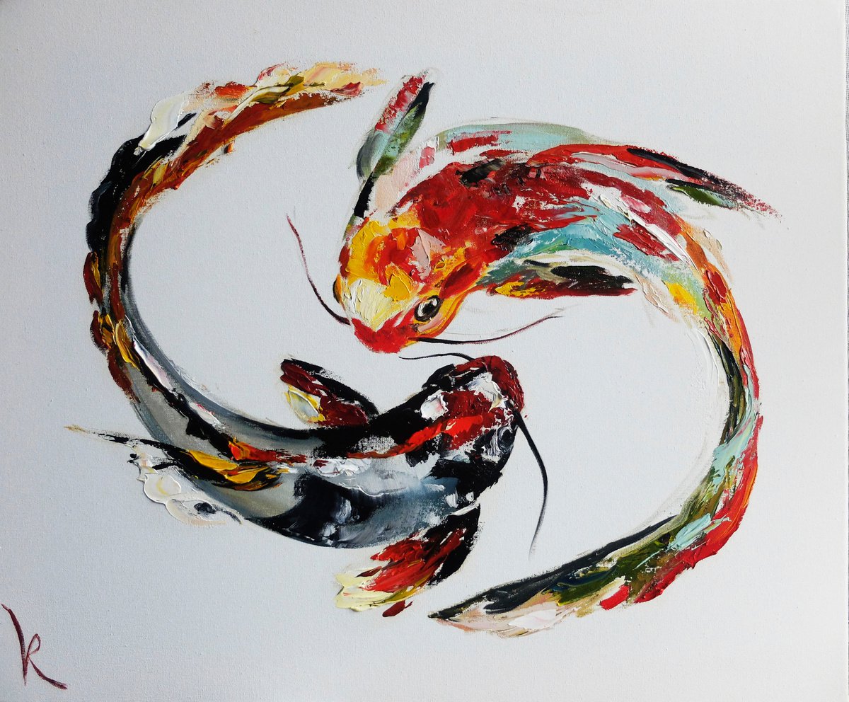 Two Fishes by Valeriia Radziievska