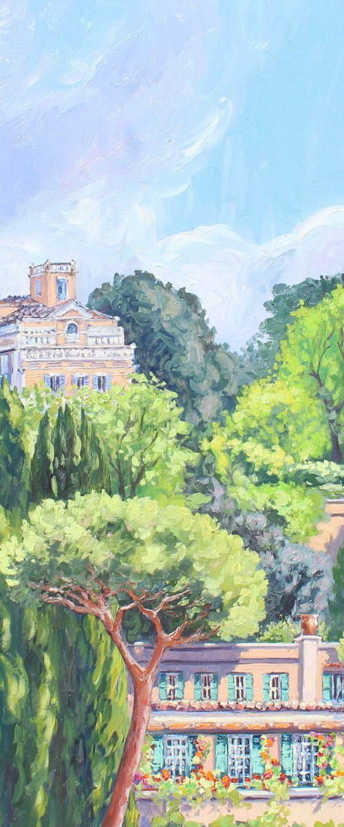 Borghese Gardens Villas by Kristen Olson Stone