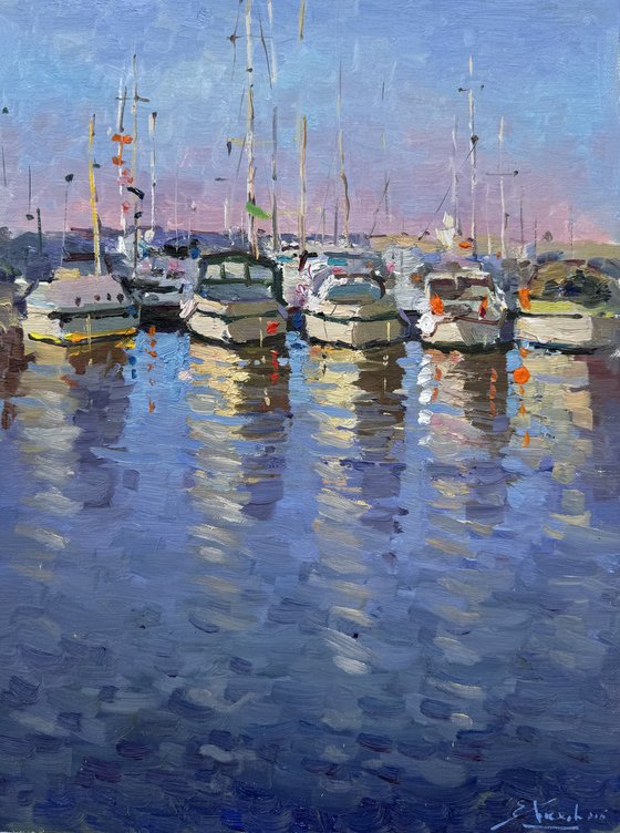 Yachts in the Harbor