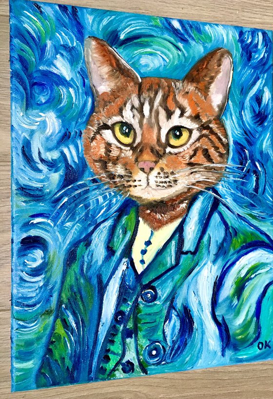Cat Vincent Van Gogh