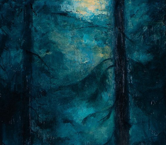 Meandering at night.