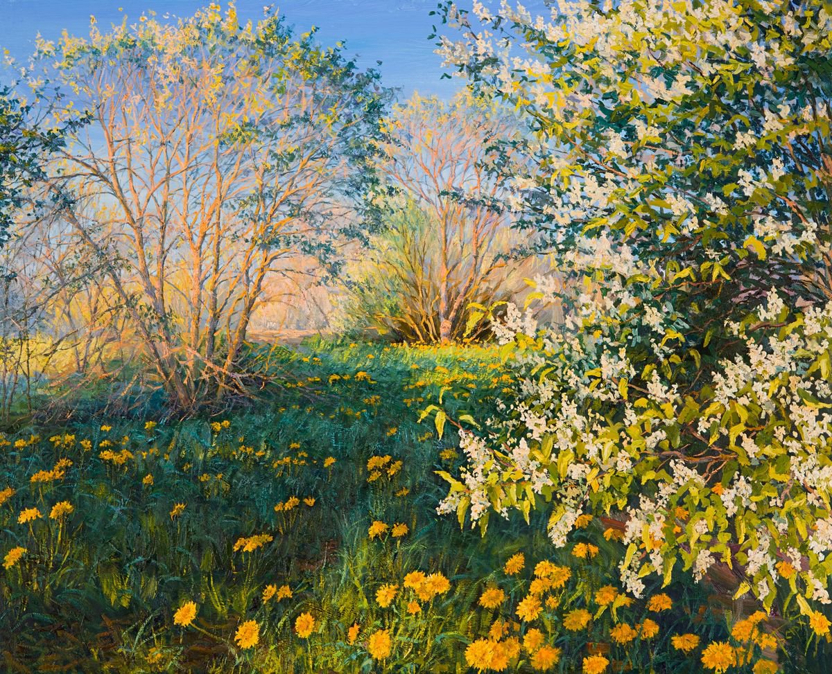 Spring Landscape by Elena Barkhatkova
