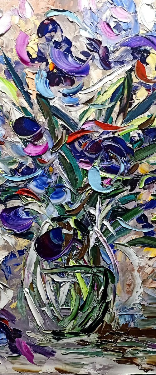 Vaso con iris blu by Antonino Puliafico