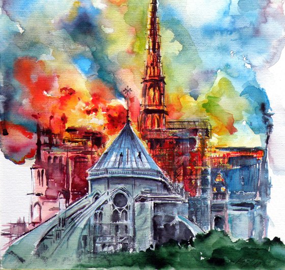 Burning Notre Dame II