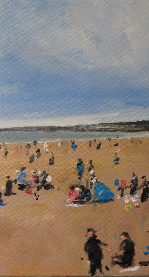 Filey Beach 2 by Malcolm Ludvigsen