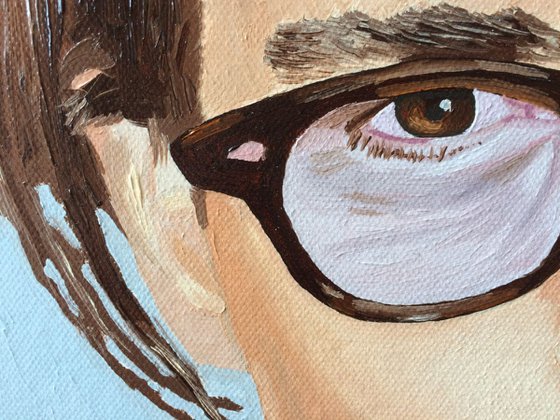 Johnny Depp famous people portrait painting