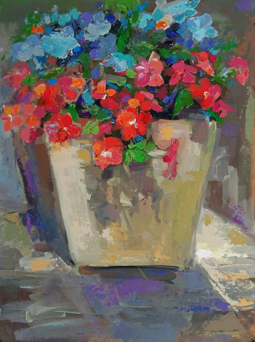 Wildflower Harmony By Kamsar Ohanyan, 16 X 20, Artwork For Sale On Artfinder
