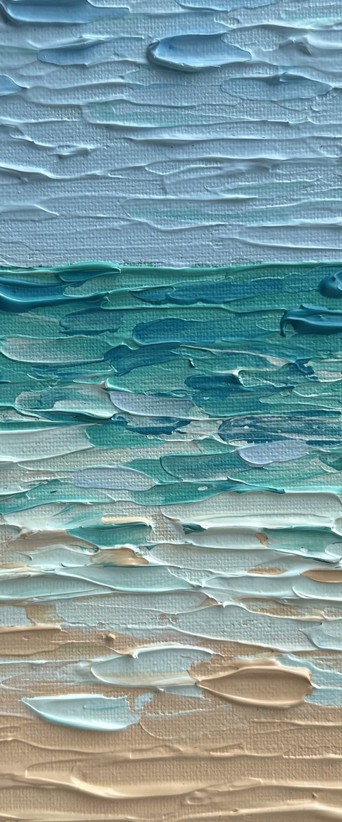 Abstract seascape 4 by Guzaliya Xavier