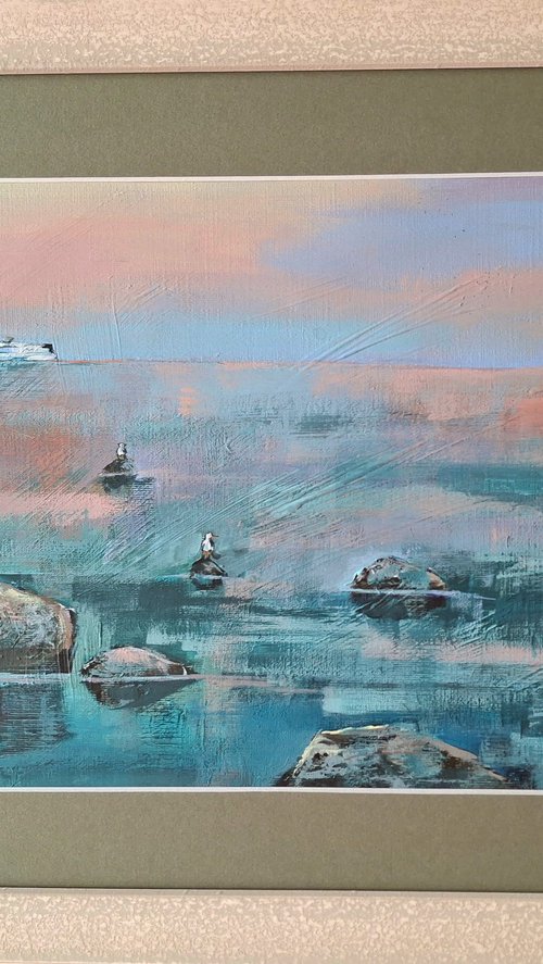 Evening at the seaside by Jelena Nova