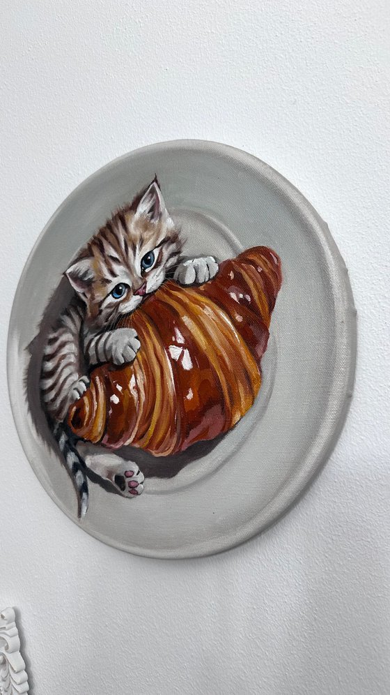 On a Croissant Plate