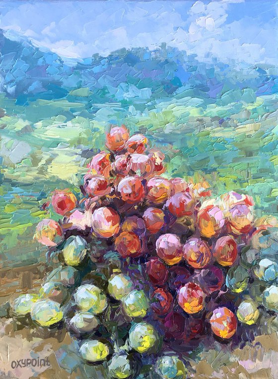 "Bunches of grapes"