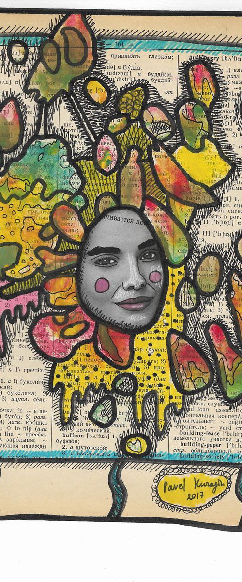 Colorful girl by Pavel Kuragin