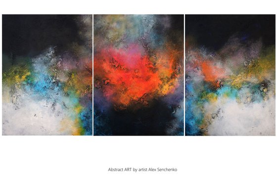 Abstract painting by artist Alex Senchenko /  Mascot