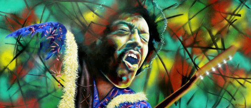 Hendrix by Mark Antony Skirving