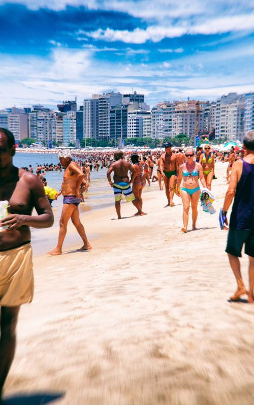 Rio Beach Scene by Marc Ehrenbold