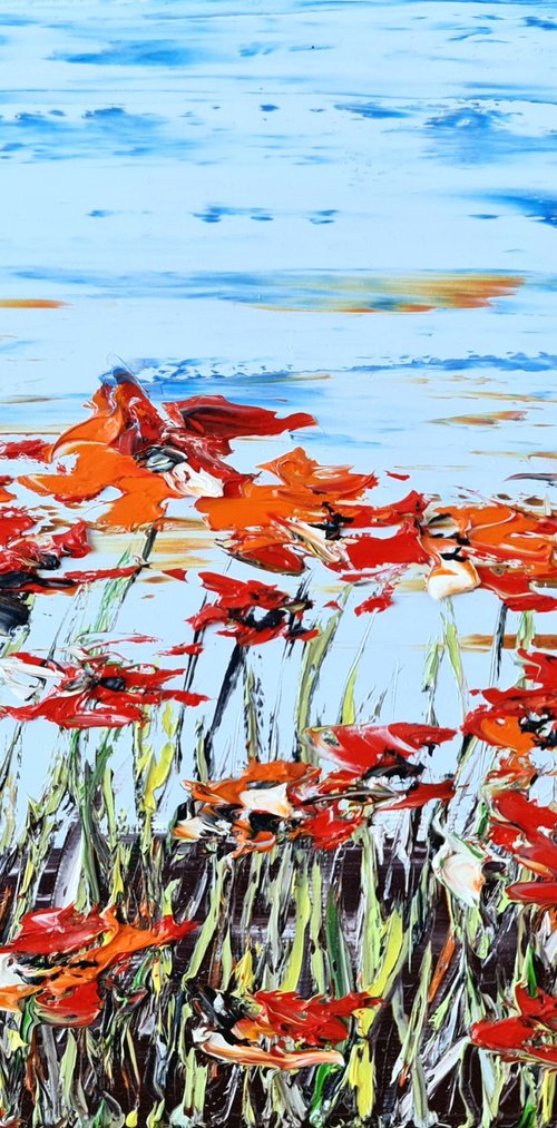 A Meadow Full Of Poppies 3 by Daniel Urbaník