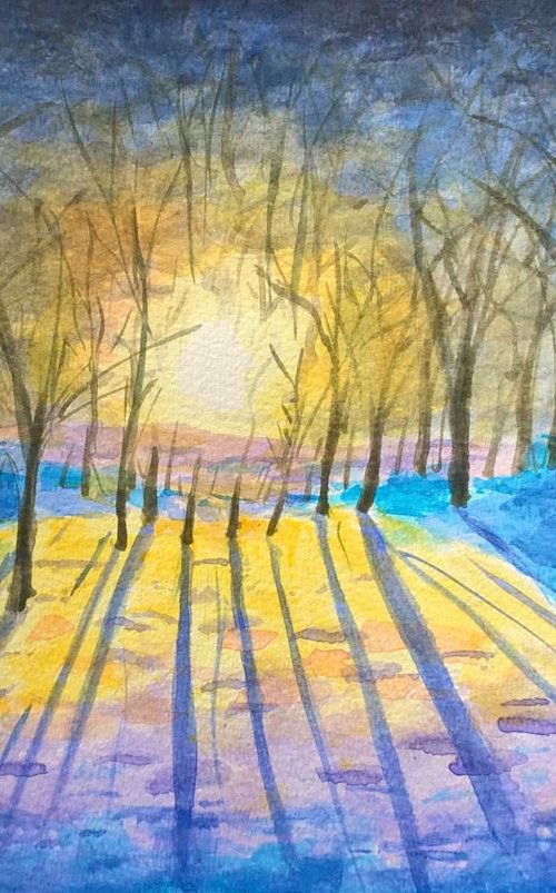 Winter Woodland by Lisa Mann