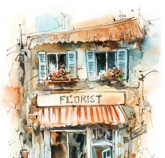 Flowers shop - European Architecture