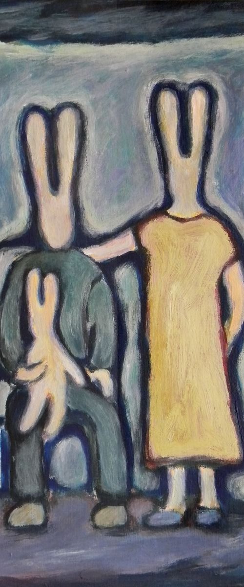 Family portrait by Lu Sakhno