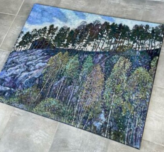 Trees grow on the stones too