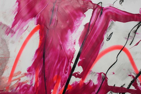 She Paints Outside the Lines No. 1