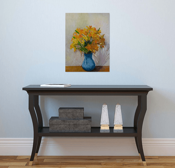 Daffodils in a Vase