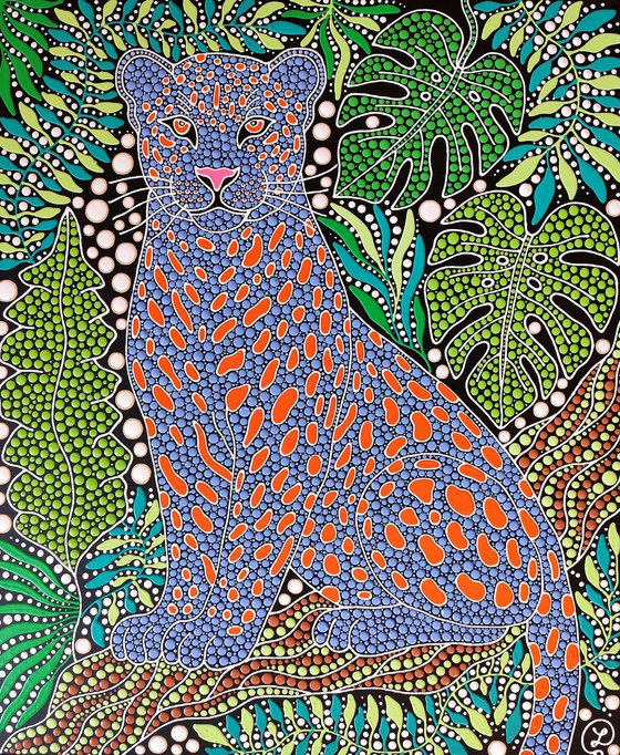 Leopard in the Lush Garden 2