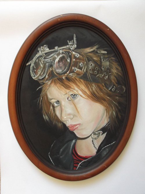 Steampunk Girl by Kate Evans