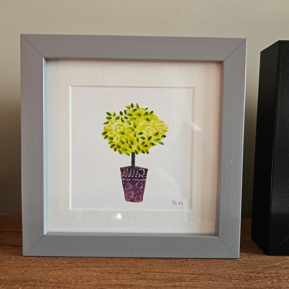 Impressionistic Botanical Print By Jay Seabrook, 7 X 7, Little Tree, Original Artwork
