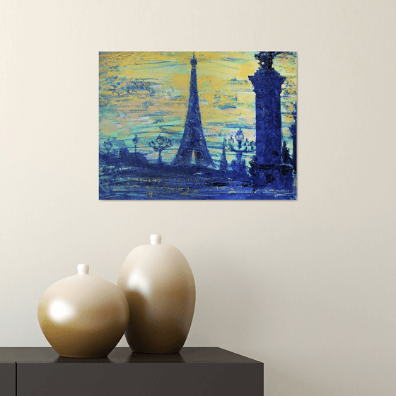 Eiffel Tower and Alexander bridge