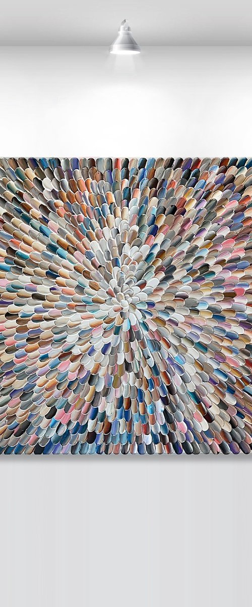 ‘Earthed IV' - 60x30" by Tatiana Georgieva