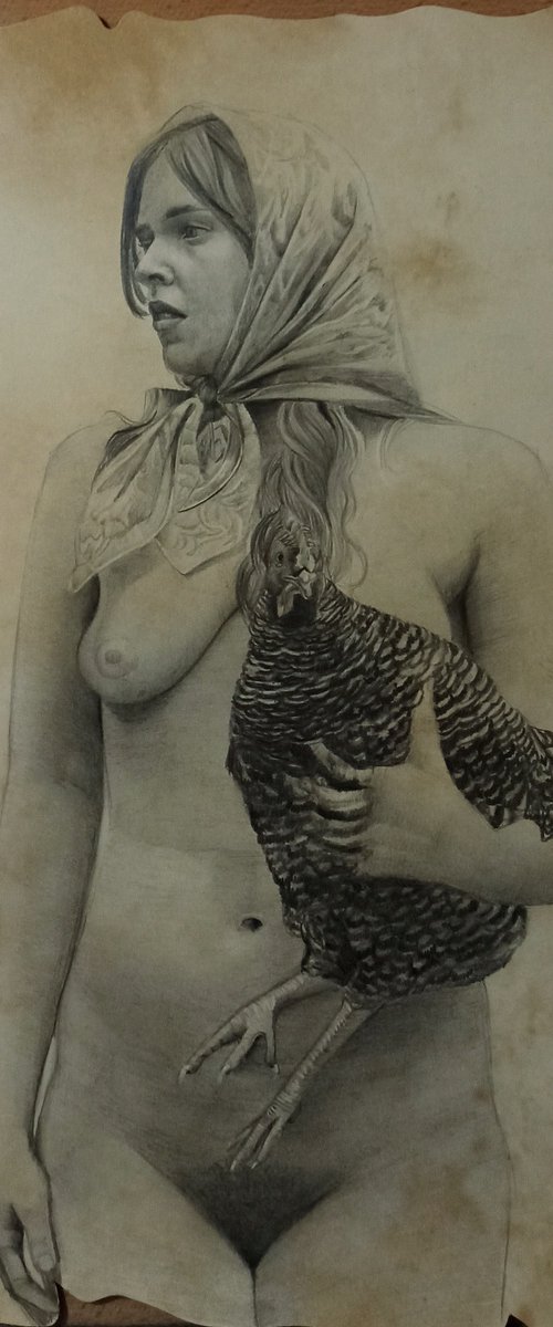 Nude study #10 by Laura Muolo