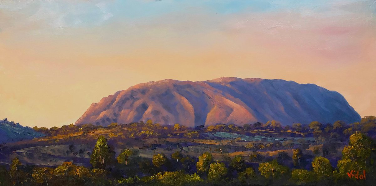 Sunrise on Uluru (Ayers rock) by Christopher Vidal