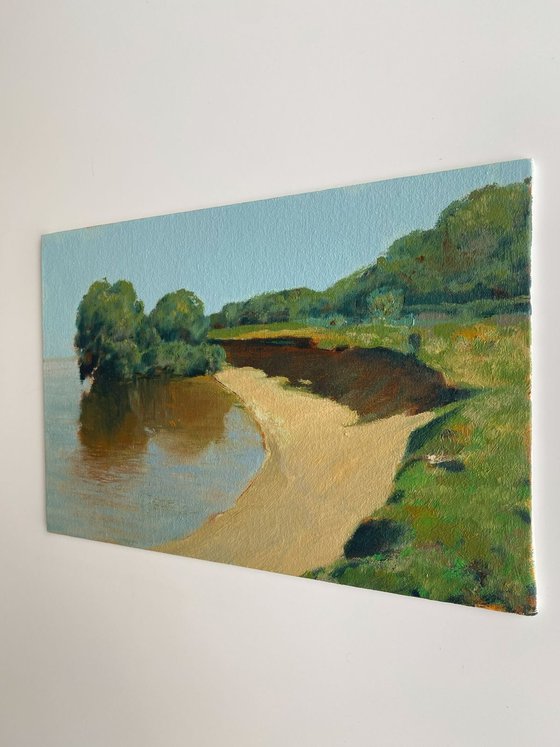 Along the shore