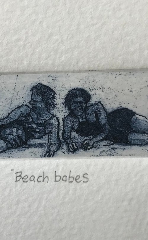 Beach babes. by Stephen Brook