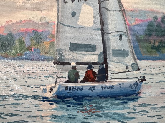 Seascape with Sailboats 51