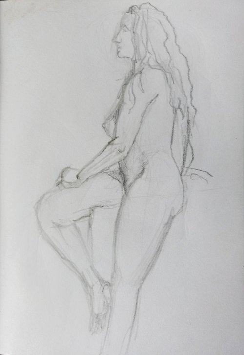 Sketch of Human body. Woman.8 by Mag Verkhovets