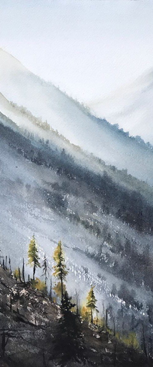 Mountain mist by Eugenia Gorbacheva